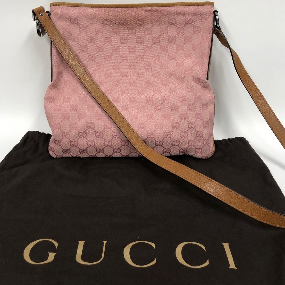 Pink Gucci Square Crossbody Bag